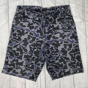 Foot locker 100% cotton faded camo print chino shorts sz 32 men